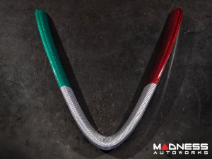 Alfa Romeo Giulia Front V Shield Grill Frame - Carbon Fiber - Italian Theme - Feroce Carbon
